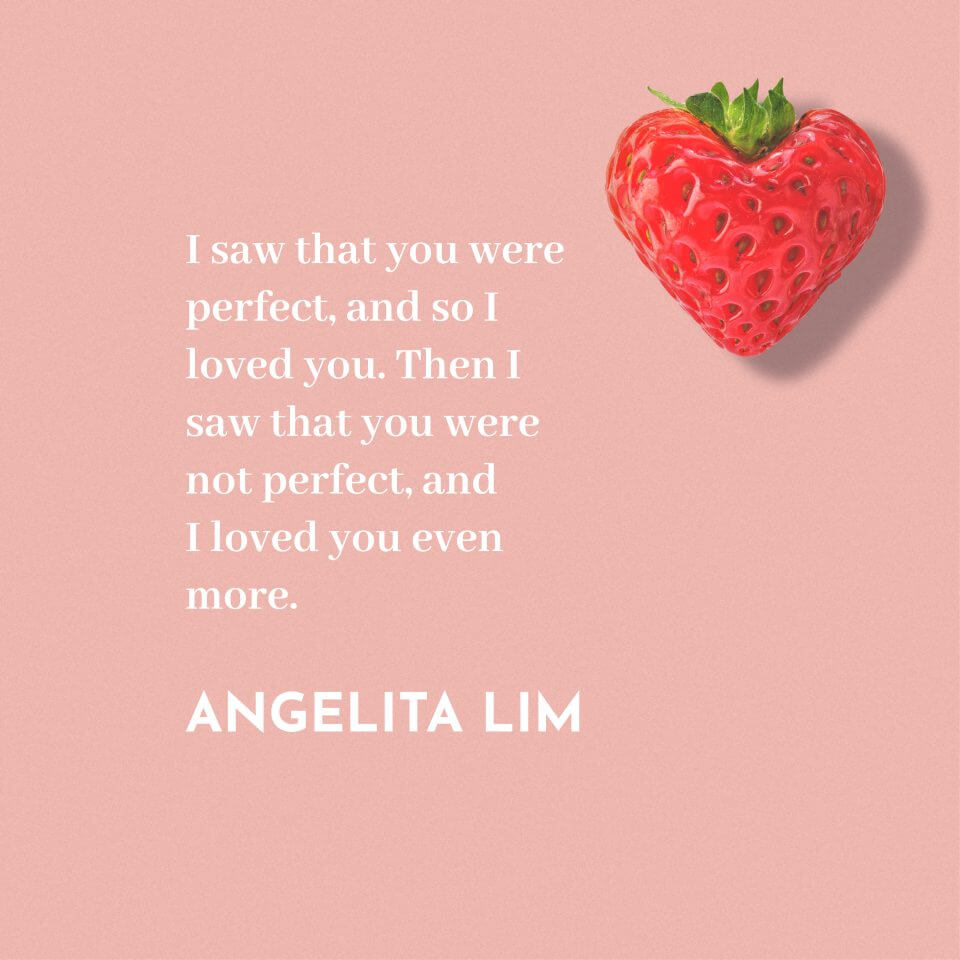 Angelita Lim quote Couple Commentary: 35 Quotes for an Anniversary Card