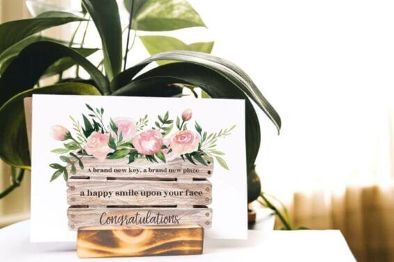 Happy New Home & Housewarming Wishes & Quotes watercolor floral