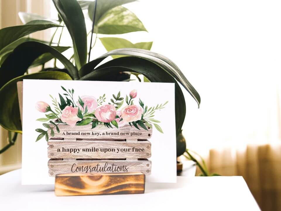 Happy New Home & Housewarming Wishes & Quotes watercolor floral