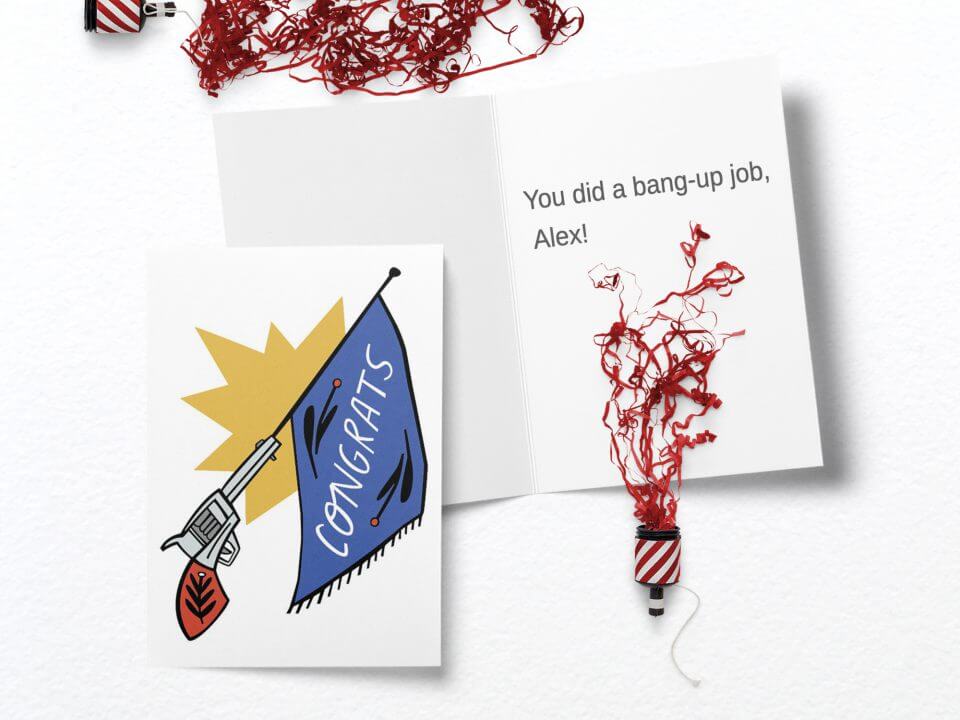Graduation Wishes & Card Messages bang up job