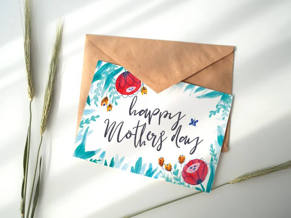 watercolor flowers mother's day messages for mother mom