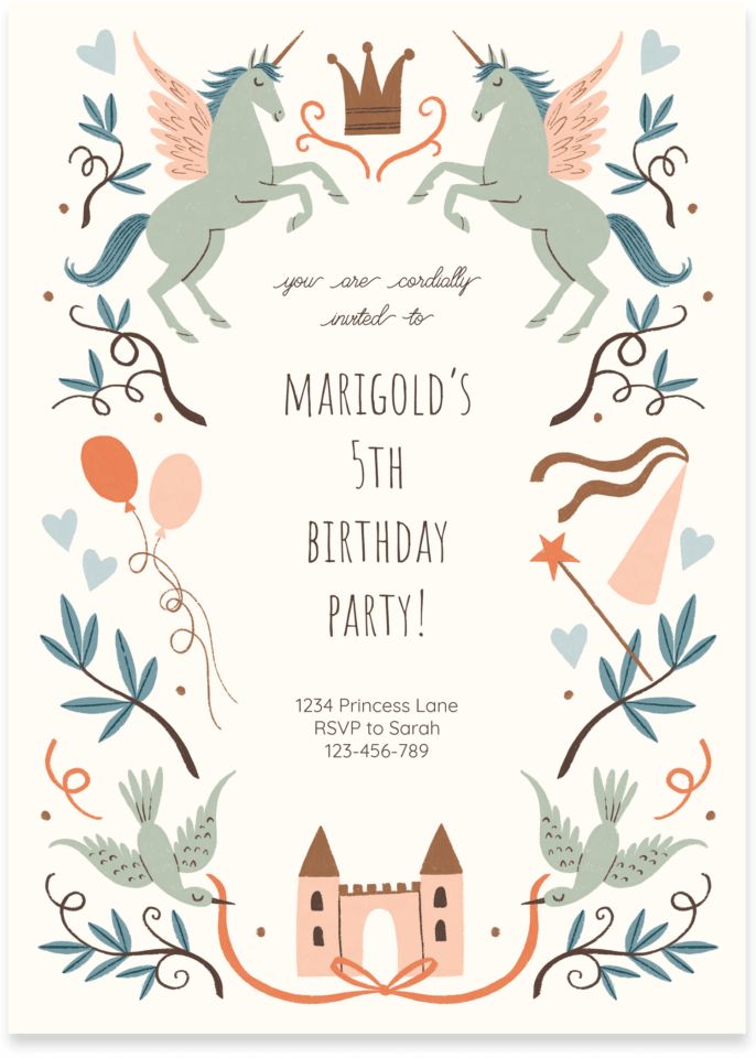 That Kind of Magic birthday party invitation by Meghann Rader for Greetings Island