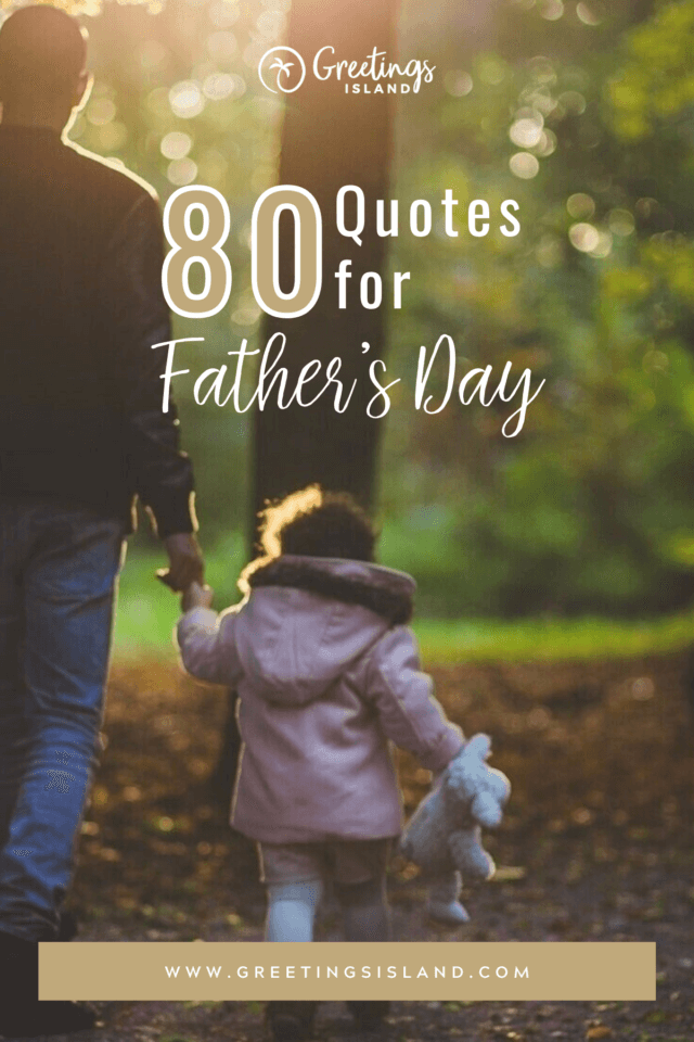 90 quotes for father's day pinterest pin for blog post