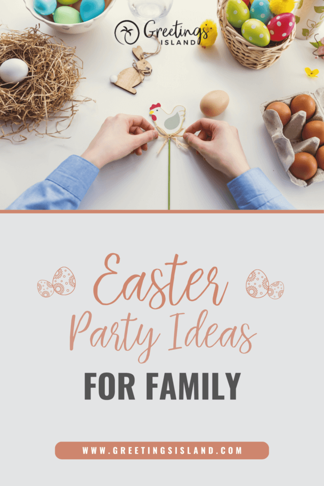 Easter party ideas pinterest pin for blog post