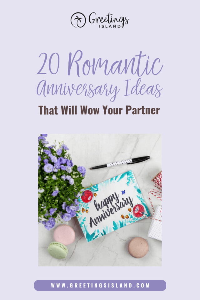 20 romantic anniversary ideas that will wow your partner Pinterest Pin