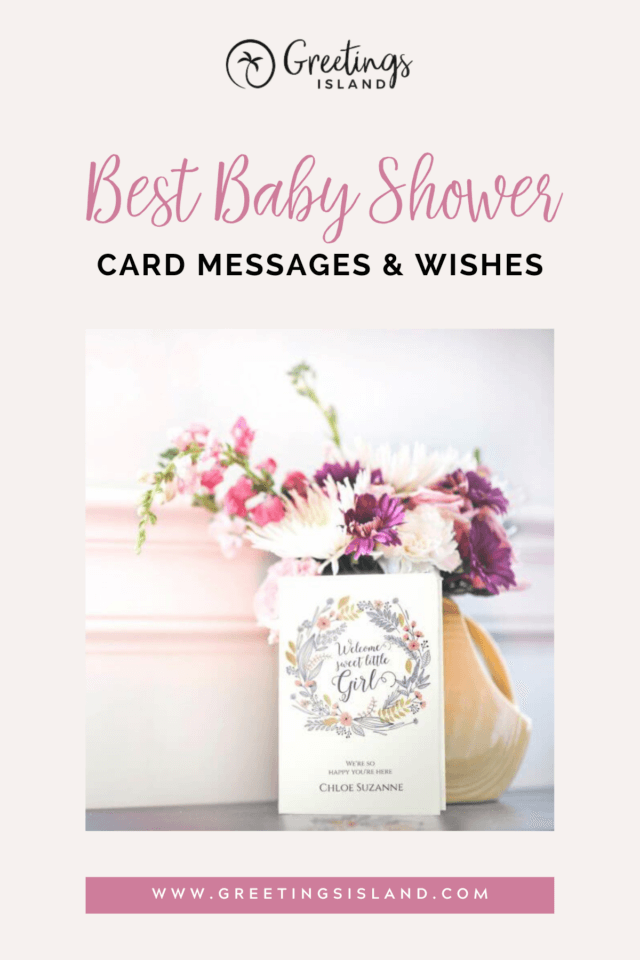 Best Baby Shower Card Messages and Wishes: Pinterest Bannerr