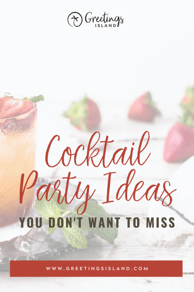 cocktail party ideas you don't want to miss Pinterest Pin